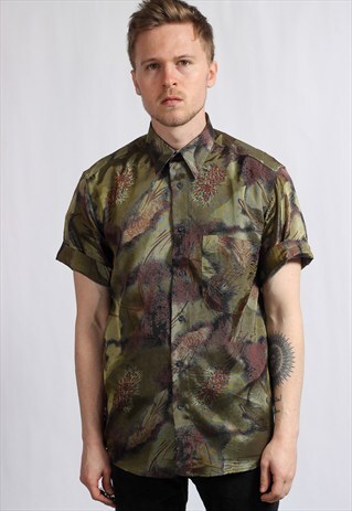 VINTAGE CHRISTIAN DIOR ABSTRACT SHIRT