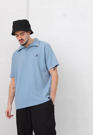 VINTAGE 00S KANGOL REVERE COLLAR POLO