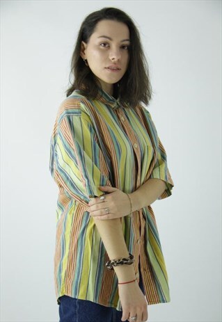90'S STYLE SHIRT STRIPED