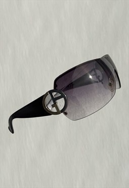 Vintage Y2K Giorgio Armani Futuristic Sunglasses