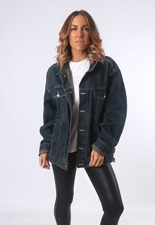 DENIM JACKET VINTAGE UK 18 - 20 (EAO)