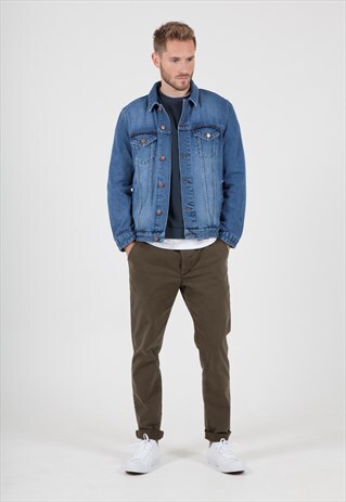 DENIM JACKET IN VINTAGE WASH