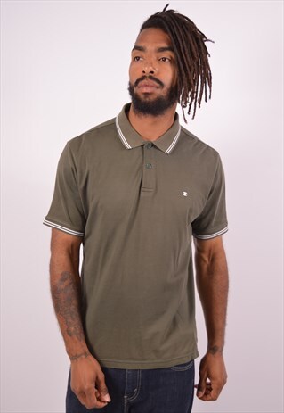 VINTAGE CHAMPION POLO SHIRT KHAKI