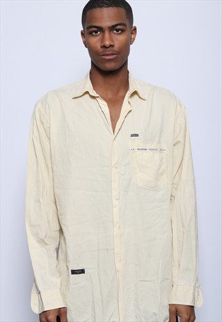 VINTAGE VALENTINO JEANS SHIRT YELLOW