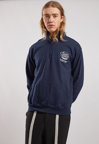 VINTAGE CHAMPION CULINARY INSTITUTE 1/4 ZIP SWEATSHIRT