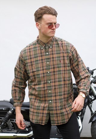 RALPH LAUREN USA TONAL PLAID SHIRT