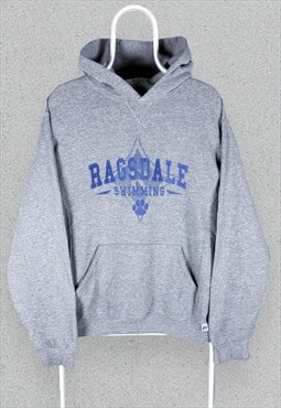 Vintage Russell Athletic Grey Hoodie Ragsdale Mens Medium