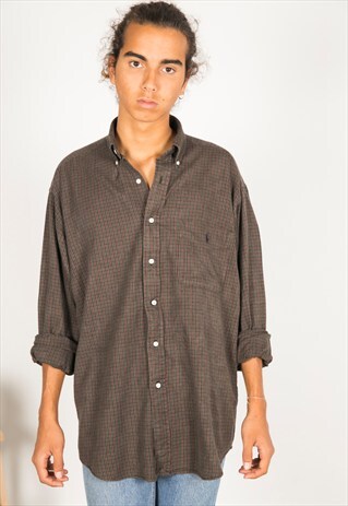 VINTAGE 80S POLO RALPH LAUREN SHIRT / R094