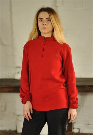 POLO RALPH LAUREN 1/4 ZIP SWEATER