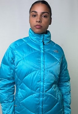 Light Blue 90s The North Face 500 Series Puffer Jacket Coat