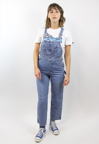 VINTAGE DENIM BLUE 90S DUNGAREES