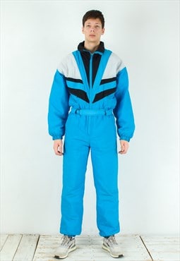 RODEO Men M Insulated Snowsuit Belted Jumpsuit EU50 Ski Suit