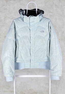 The North Face Prodigy 600 Puffer Jacket Patterned Blue Ski 