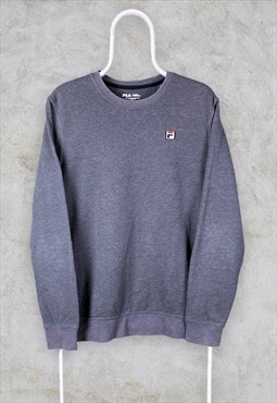 Vintage Grey Fila Sweatshirt Small