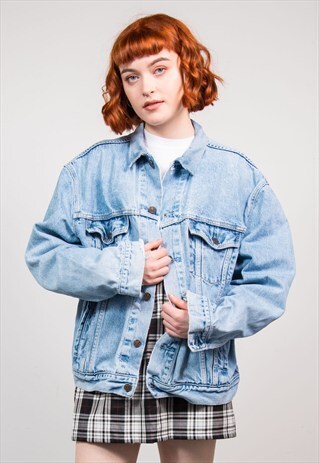 VINTAGE 90'S BLUE LEVI'S OVERSIZE DENIM JACKET