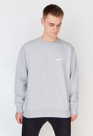 GREY DONUT (WHITE) SWEATSHIRT