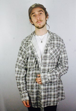 VINTAGE 90S CHECK FLANNEL SHIRT