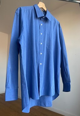 Christian Dior Blue Cotton Shirt
