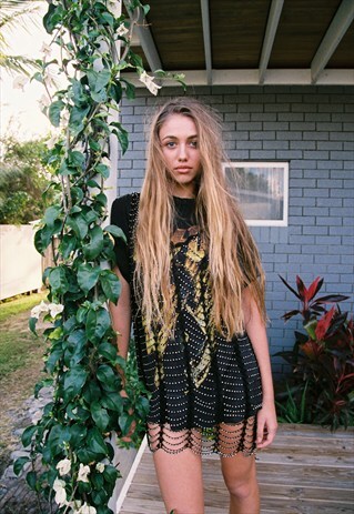 'JANE'S BEADED TUNIC