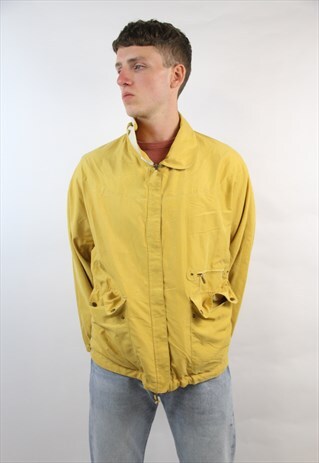 VINTAGE MUSTARD 90'S SOFT-FEEL JACKET