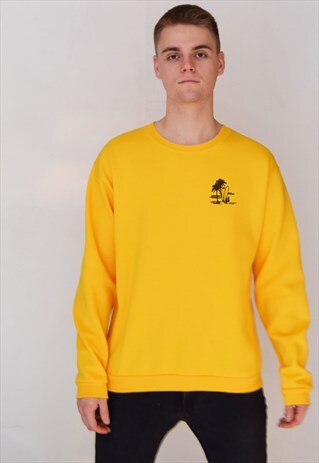 YELLOW PINEAPPLE OCEAN SWEATSHIRT