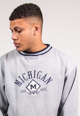 VINTAGE USA SWEATSHIRT MICHIGAN COLLEGE