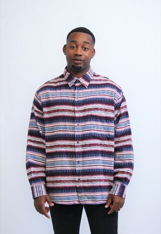 VINTAGE FLANNEL AZTEC SHIRT