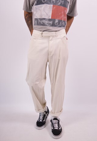 VINTAGE AVIREX TROUSERS WHITE