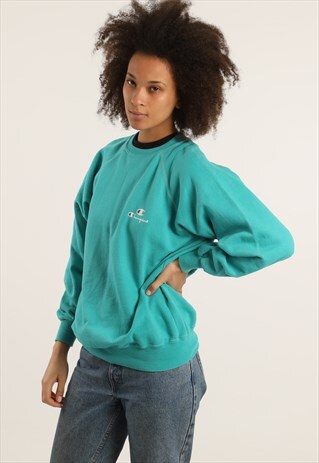 VINTAGE CHAMPION PRINTED LOGO SWEATSHIRT