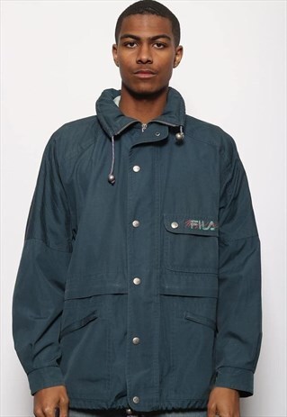 VINTAGE FILA MAGICLINE JACKET GREEN