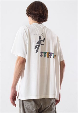 90'S VINTAGE MENS ADIDAS ORIGINALS STEFAN EDBERG T SHIRT TEE