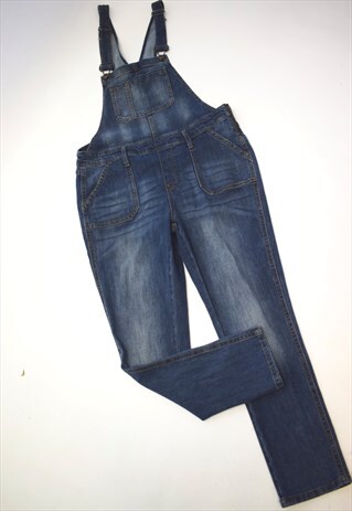 VINTAGE 90S GAP NAVY DENIM DUNGAREES