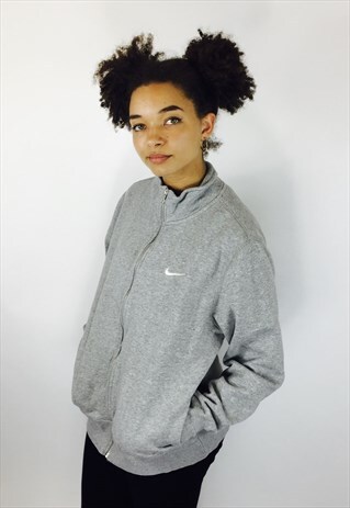 NIKE THICK COTTON EMBROIDERED SWOOSH JACKET