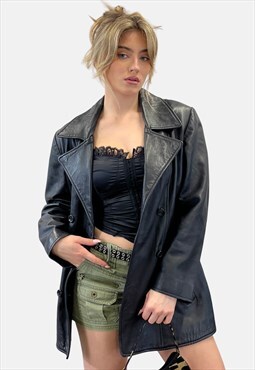 Vintage Leather Jacket -M