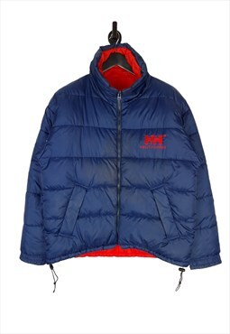 Y2K Helly Hansen Reversible Puffer Jacket Blue/Red Size L