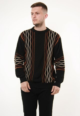 90S VINTAGE BASIC-LINE OLDSCHOOL JUMPER SWEATER 14189