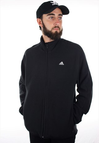 VINTAGE ADIDAS FULL ZIP FLEECE TOP