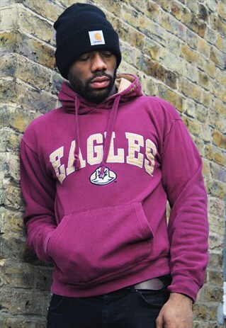 RETRO / 90'S / MAROON HOODIE