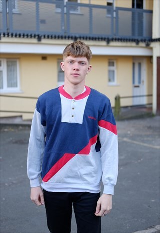 90S VINTAGE ADIDAS QUARTER ZIP JUMPER