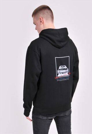 BLACK SLOW & STEADY HOODIE