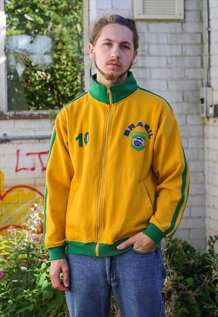 BRASIL NO.10 FOOTBALL TRACK JACKET / JUMPER
