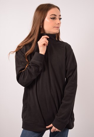 VINTAGE CHAMPION FLEECE JUMPER BLACK