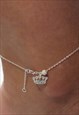 IAMAQUEEN ANKLET 925 STERLING SILVER