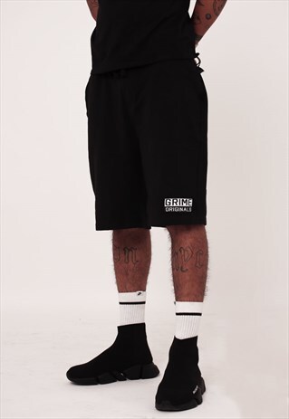 CLASSICS COLLECTION BIG BOX SHORTS (BLACK)
