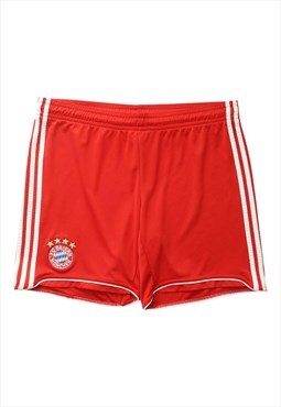 Vintage Adidas FC Bayern Munchen Red Shorts Mens