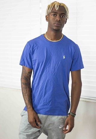 VINTAGE POLO RALPH LAUREN T-SHIRT LOGO 90S M 5.3
