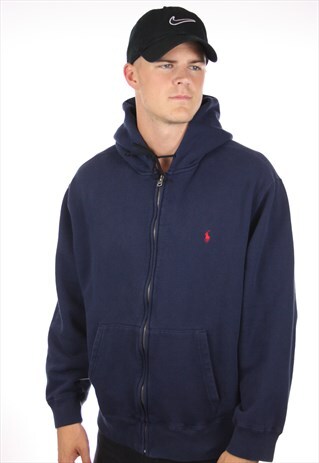 VINTAGE RALPH LAUREN FULL ZIP HOODIE