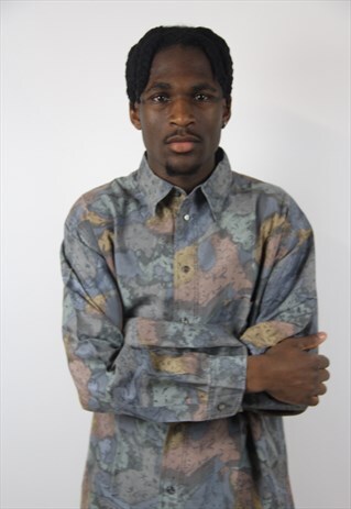 VINTAGE PATTERNED COLOURFUL SHIRT