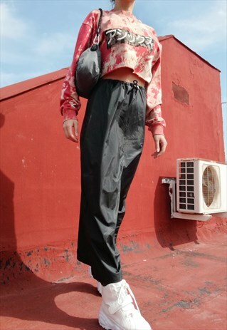 VINTAGE PLASTIC MAXI SKIRT