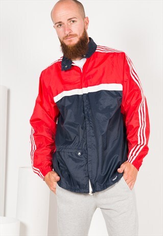 VINTAGE 80S ADIDAS ORIGINAL WINDBREAKER/ S0584